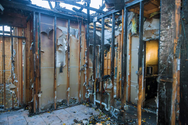Professional Fire Damage Assessment technician working in East Greenville, PA